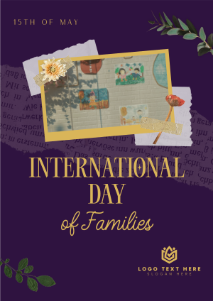 Day of Families Scrapbook Flyer Image Preview