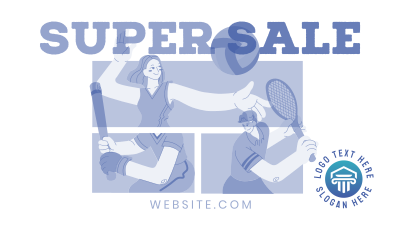 Super Sale in Sporting Goods Facebook event cover Image Preview