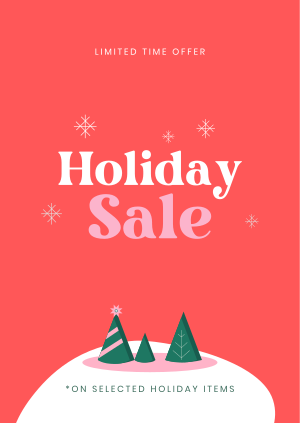 Holiday Countdown Sale Poster Image Preview