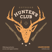 Join The Hunter's Club Instagram post Image Preview