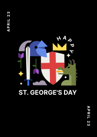 Happy St. George's Day  Poster Image Preview