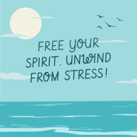 Unwind From Stress Linkedin Post Image Preview