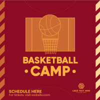 Basketball Camp Instagram Post Design