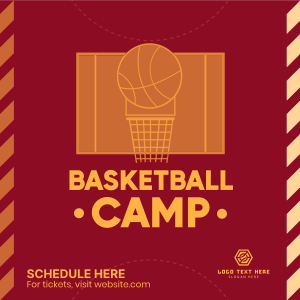 Basketball Camp Instagram post Image Preview