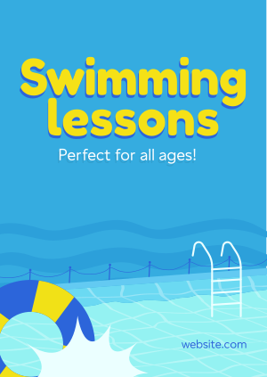 Swimming Lessons Poster Image Preview