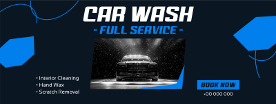 Carwash Full Service Facebook cover Image Preview