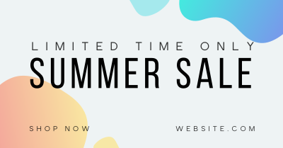 Summer Sale Puddles Facebook ad Image Preview