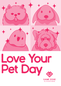 Modern Love Your Pet Day Poster Image Preview