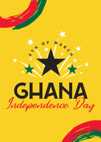 Ghana Independence Celebration Poster Design