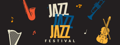 Jazz Festival Facebook cover Image Preview