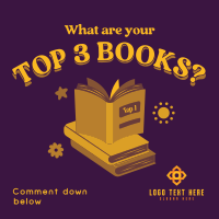 Cute Favorite Books Linkedin Post Image Preview