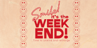 Smile Weekend Quote Twitter post Image Preview