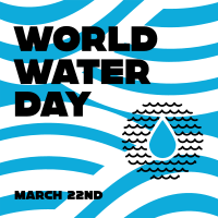 World Water Day Waves Linkedin Post Image Preview