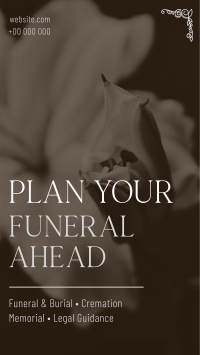 Funeral Flower Facebook story Image Preview
