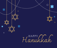 Beautiful Hanukkah Facebook post Image Preview