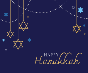 Beautiful Hanukkah Facebook post Image Preview