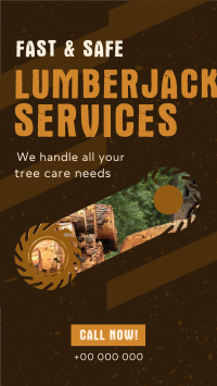 Trusted Lumberjack Service TikTok Video Image Preview