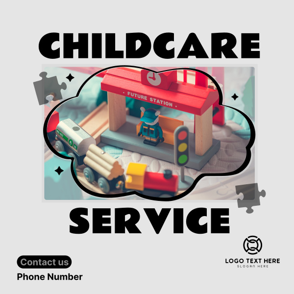 Childcare Daycare Service Linkedin Post Design Image Preview