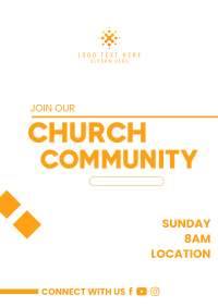 Church Community Poster Design