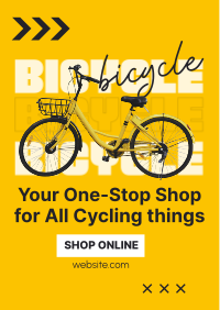 One Stop Bike Shop Flyer Design