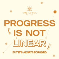 Progress Motivation Quote T-shirt Image Preview