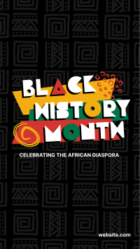 Celebrating African Diaspora Facebook Story Design