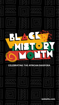 Celebrating African Diaspora Facebook story Image Preview