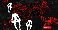 Scream Worthy Discount Facebook Ad Design