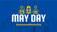 May Day Facebook Event Cover Design
