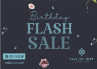 Anniversary Flash Sale Postcard Image Preview