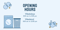 Laundry Shop Hours Twitter post Image Preview