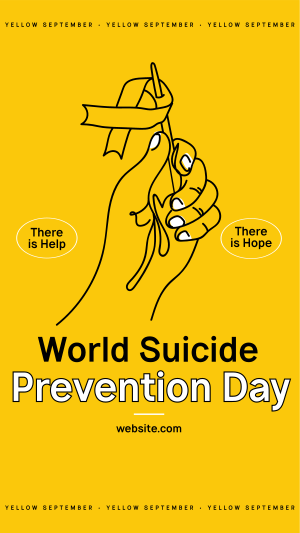 Suicide Prevention Flag Facebook story Image Preview