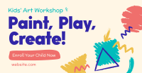 Painting Children Workshop Facebook Ad Preview