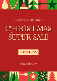 Modern Christmas Sale Poster Image Preview