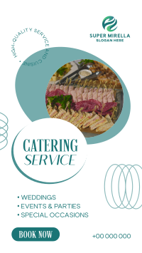 Classy Catering Service Facebook Story Image Preview