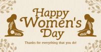 Rustic International Women's Day Facebook ad Image Preview