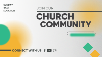 Church Community Facebook Event Cover Design