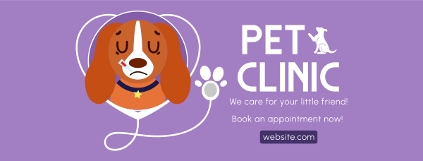 Pet Clinic Facebook Cover Design Image Preview