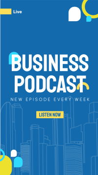 Corporate Podcast Instagram Story Design