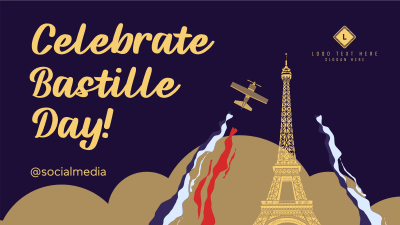 Viva la France! Facebook event cover Image Preview