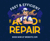 Professional Auto Repair Facebook Post Preview