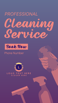 Professional Cleaner TikTok Video Preview