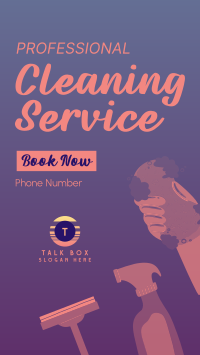 Professional Cleaner TikTok video Image Preview