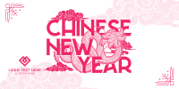 Oriental Chinese New Year Twitter post Image Preview