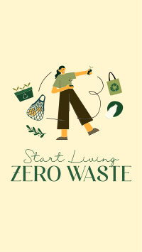 Living Zero Waste Instagram reel Image Preview