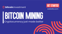 Start Bitcoin Mining Facebook Event Cover Design