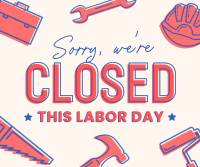 Closed for Labor Day Facebook post | BrandCrowd Facebook post Maker