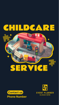 Childcare Daycare Service Facebook Story Design