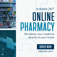 Online Pharmacy Business Linkedin Post Design