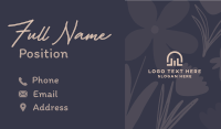 Minimal and Feminine Floral Business Card Image Preview